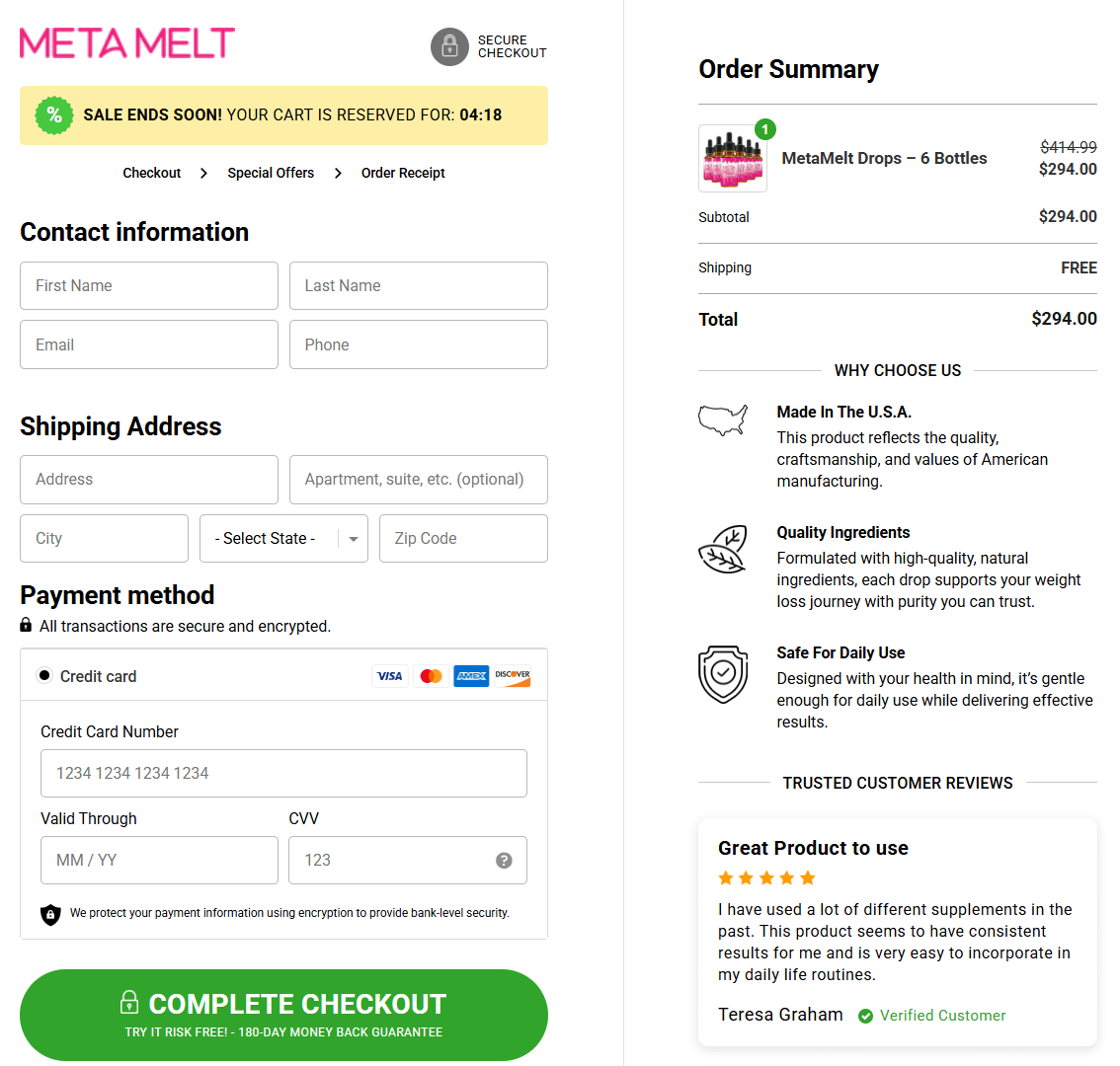 Meta Melt official website
